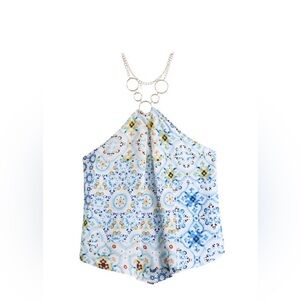 ZARA Patchwork Camisole - Blue Set (2-piece)